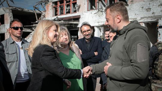 Čaputová navštívila ukrajinskú Černihivskú oblasť, vyzdvihla pomoc Slovenska