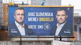 Andrej Danko, Tomáš Taraba, SNS, billboard, bilbord, eurovoľby 2024