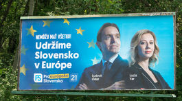 Ľudovít Ódor, Lucia Yar, PS, billboard, bilbord, eurovoľby 2024