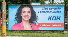 Miriam Lexmann, KDH, billboard, bilbord, eurovoľby 2024
