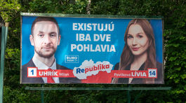 Republika, Uhrík,billboard, bilbord, eurovoľby 2024