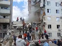 ONLINE: V ruskom Belgorode sa čiastočne zrútila obytná budova, úrady obviňujú Ukrajinu