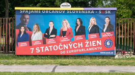 Spájame občanov Slovenska, SOSK, billboard, bilbord, eurovoľby 2024