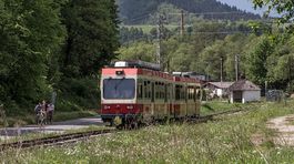 Čiernohronská železnica, električky zo Švajčiarska.