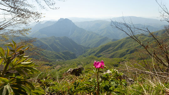 Pohľad na východnú časť pohoria.