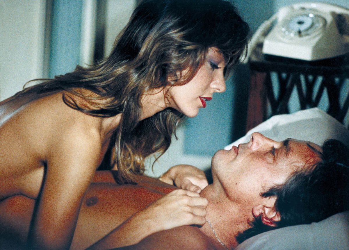 Herečka Anne Parillaud a herec Alain Delon na...