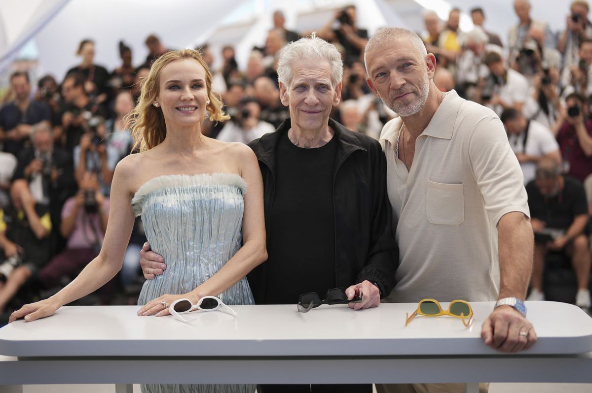 Zľava: Herečka Diane Kruger, režisér David...