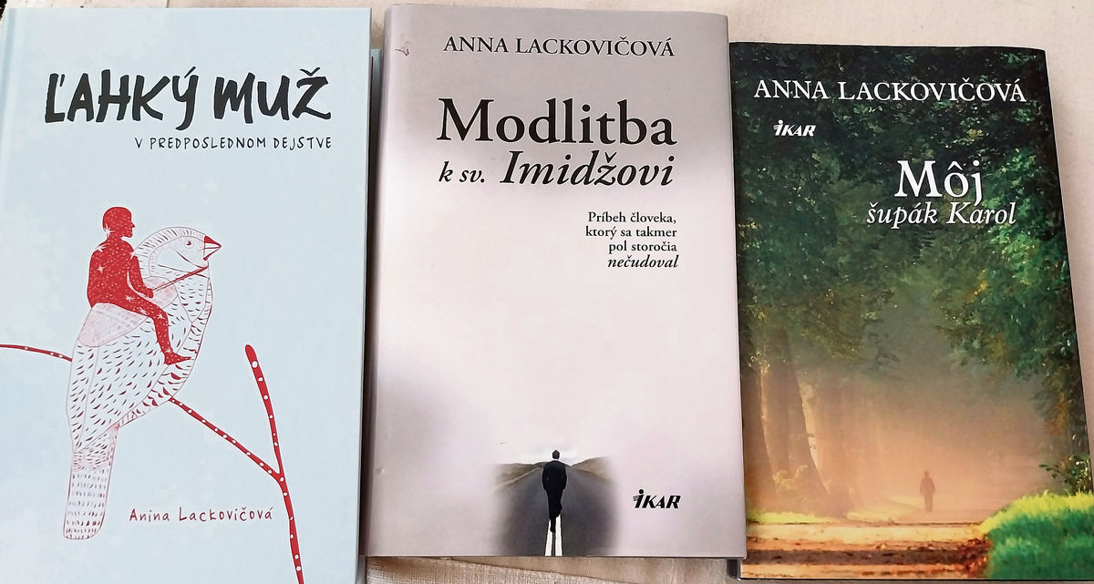 Knihy Aniny Lackovičovej.