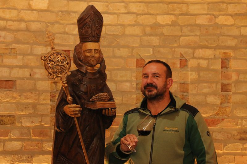 Milan Solár si ako všetci vinári ctí, patróna...