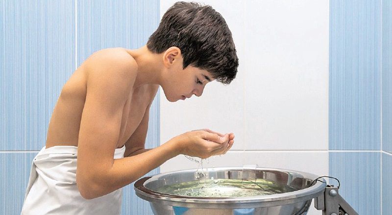 Čiastkový minerálny kúpeľ.
