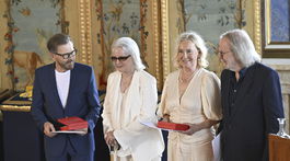 Björn Ulvaeus, Anni-Frid Lyngstad, Agnetha Fältskog a Benny Andersson