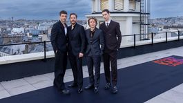 Arnaud Valois, Alex Lutz, Daniel Brühl a Théodore Pellerin