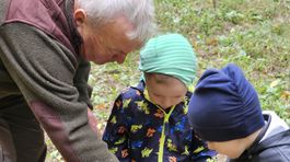 Peter Dianiška s vnúčikmi Tadeášom a Eliášom.