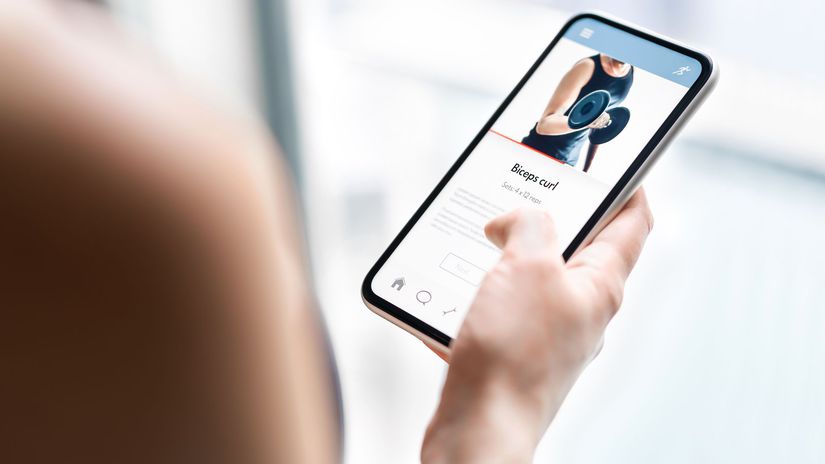 aplikácia, cvičenie, fit,