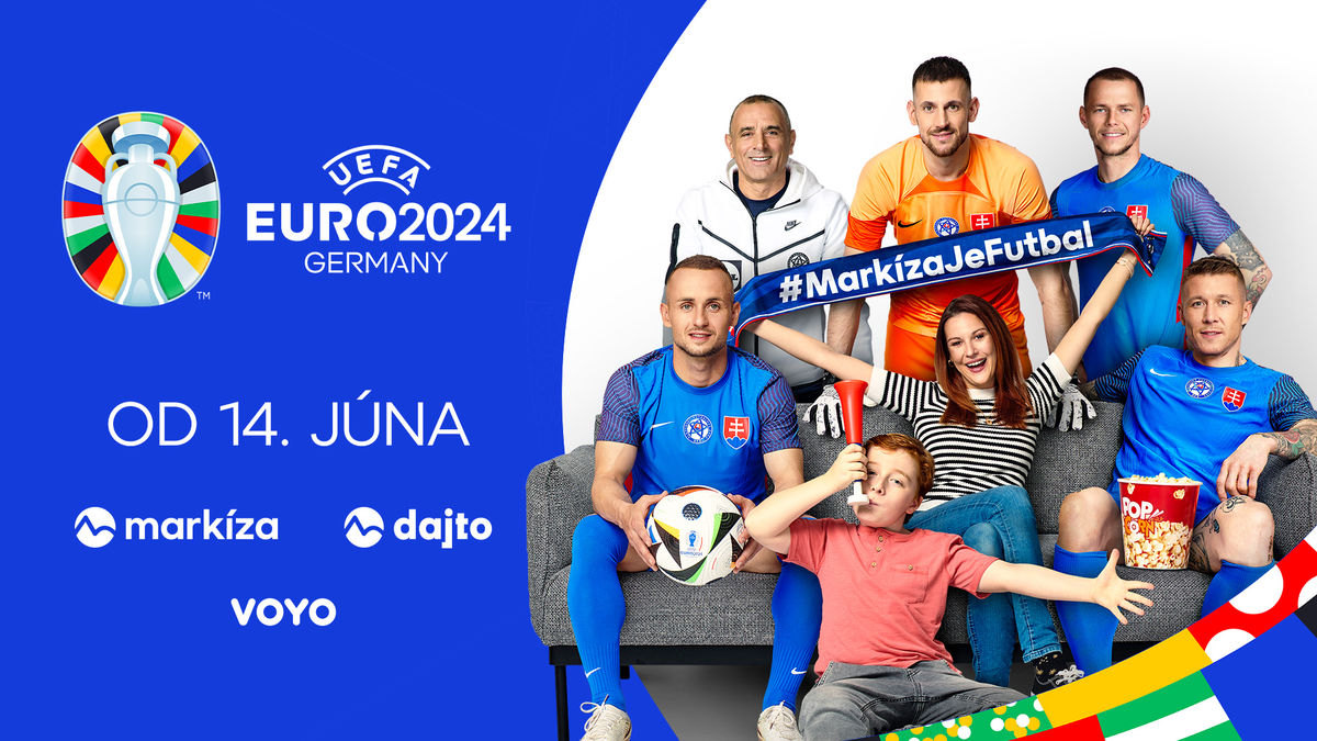 EURO 2024 Všetky zápasy, atraktívne štúdiá aj sprievodné relácie