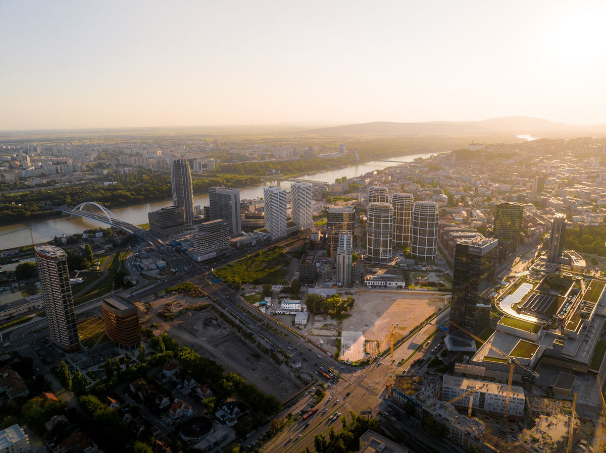 Projekt Penta Real Estate na Mlynských Nivách.