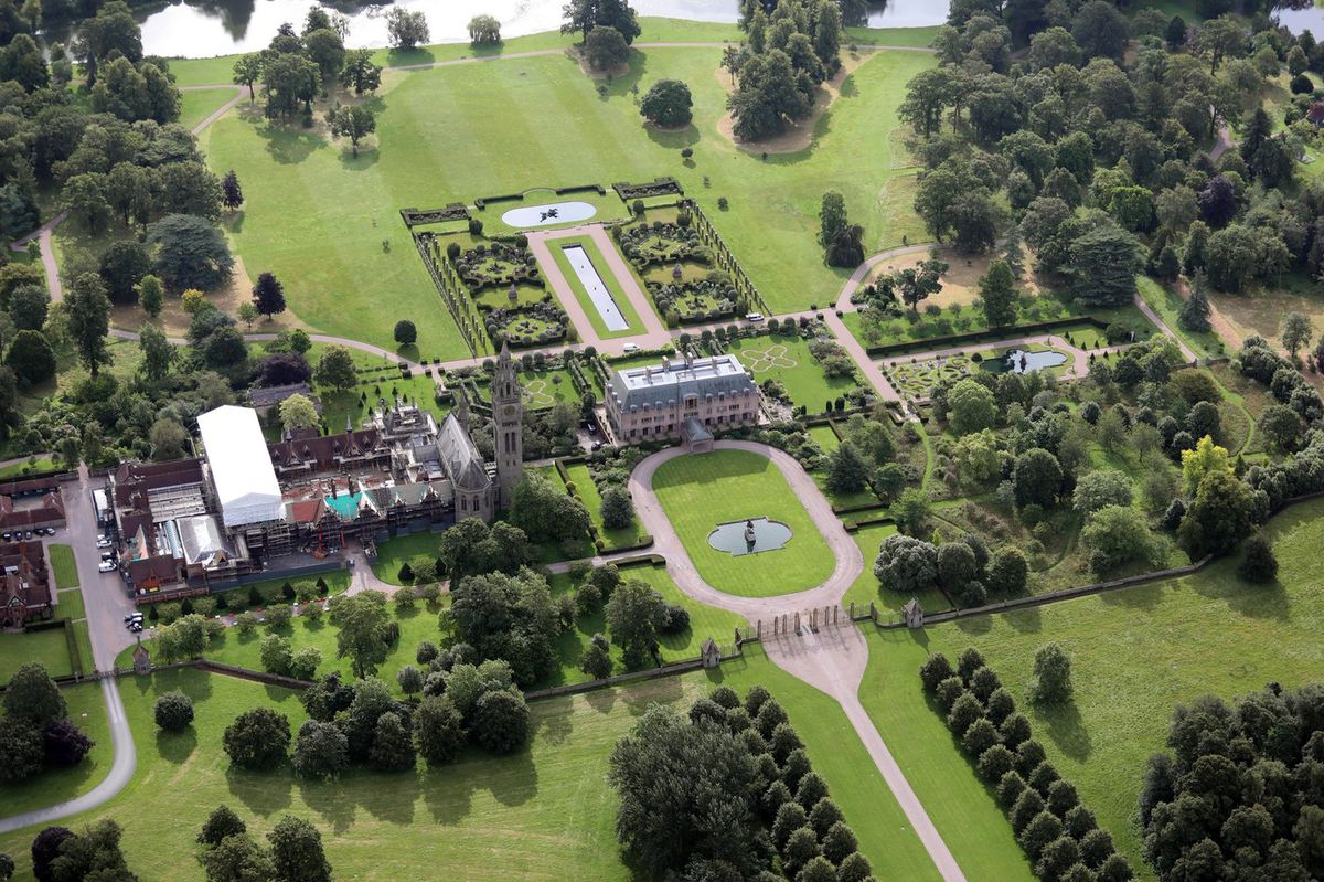 Eaton Hall v Cheshire, rodinné sídlo vojvodu z...