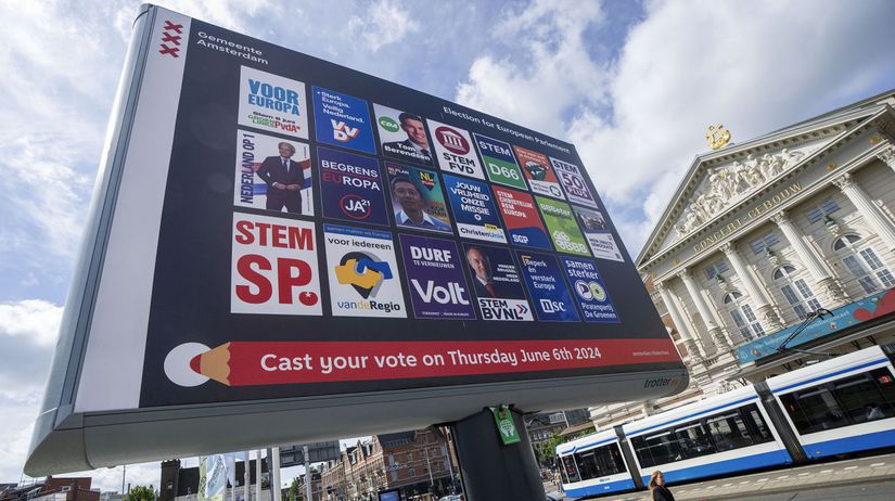 Eurovoľby / Amsterdam /