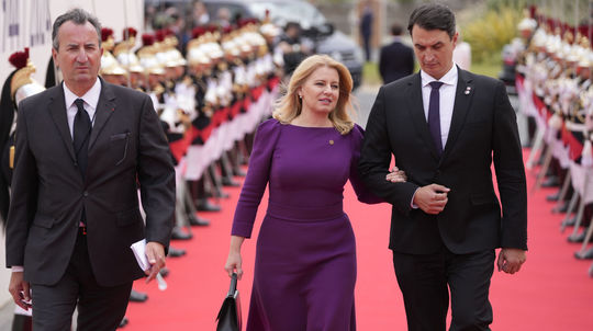 Prezidentka SR Zuzana Čaputová a jej partner...