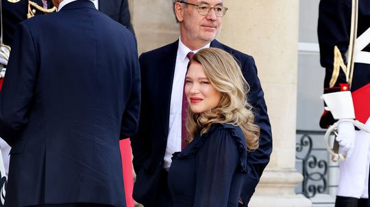 Léa Seydoux na štátnom bankete na počesť...