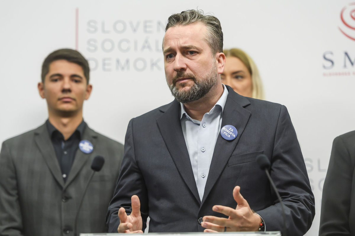 Zvolení europoslanci, zľava Erik Kaliňák a...
