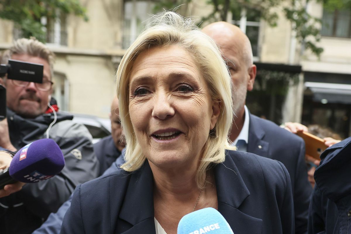 Líderka Národného združenia Marine Le Penová