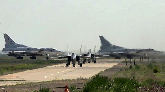 Fotografia zverejnená ruským ministerstvom...