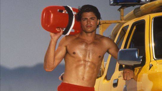 David Charvet v roku 1992 v seriáli "Baywatch".
