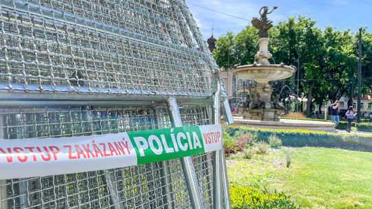 Prípravy na inauguráciu prezidenta v Bratislave...
