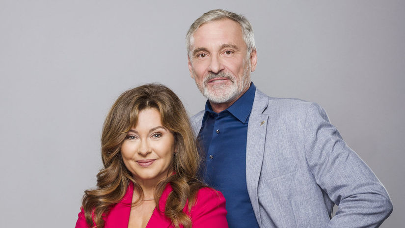 Moderátori relácie Víkendová Snídaně: Dana...