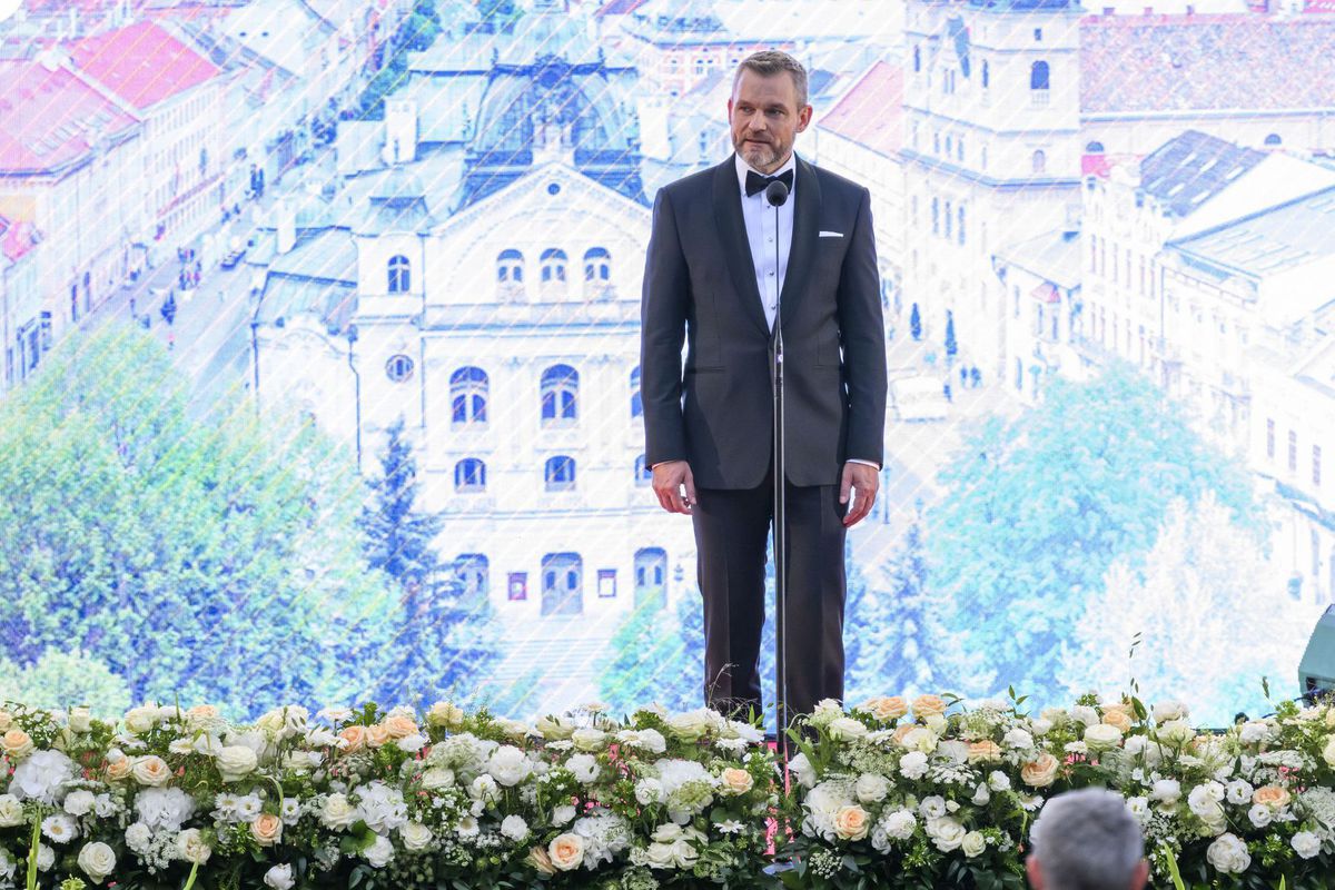Na snímke prezident SR Peter Pellegrini počas...