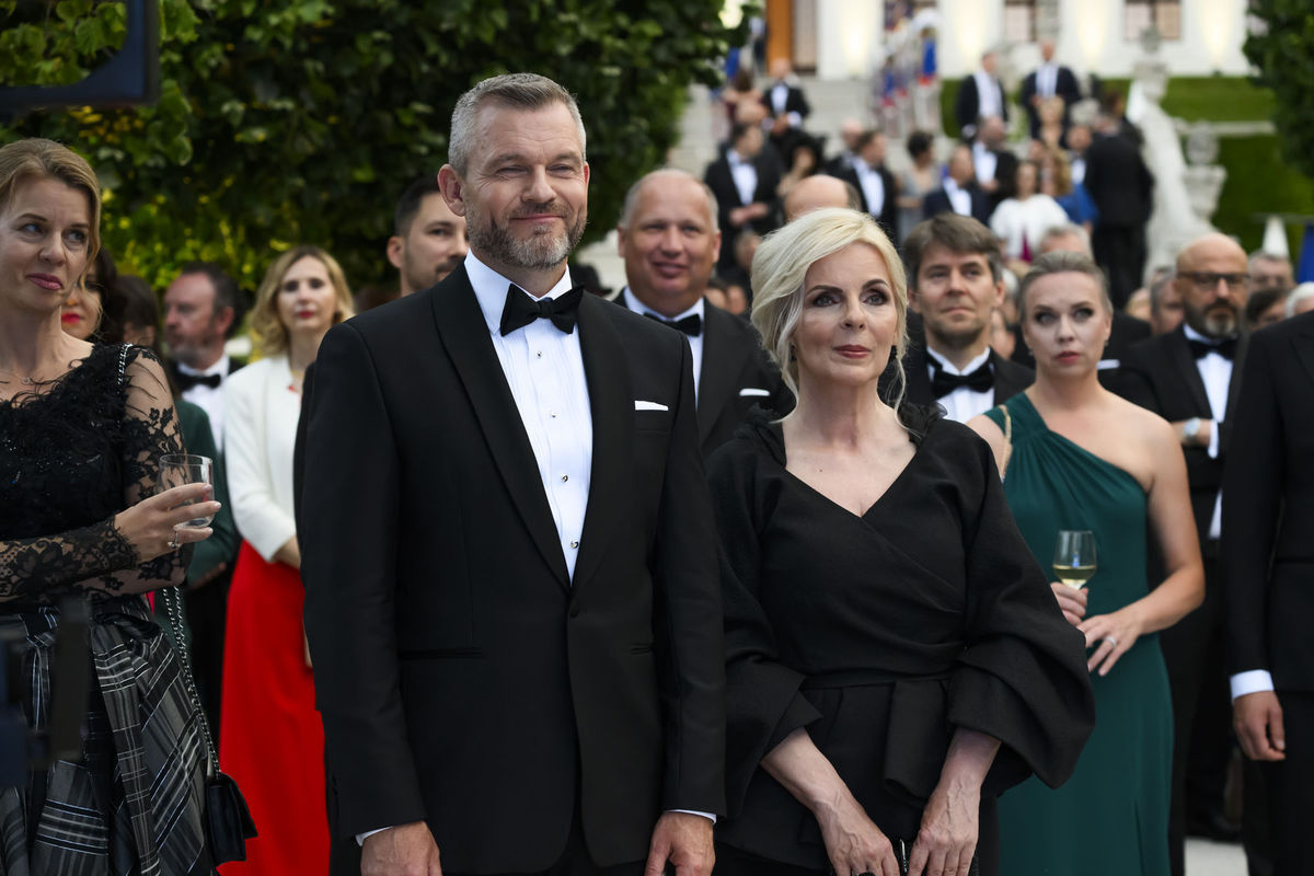 Na snímke prezident SR Peter Pellegrini počas...