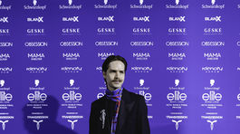 Dizajnér Boris Kráľ na svetovom finále súťaže Elite Model Look. 