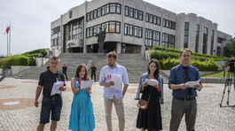 RTVS zamestnanci štrajk pochod