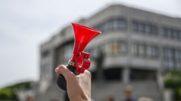 RTVS zamestnanci štrajk protest