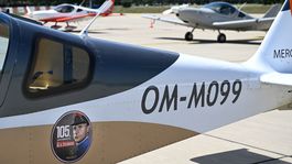 Ultraľahké lietadlá po prílete na Letisko M. R....