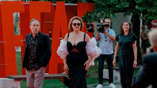 Herečka Zuzana Mauréry na slávnostnom otvorení...