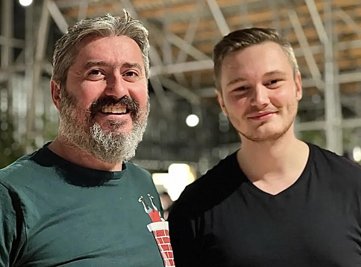 Jasaň s rumunským producentom Marianom Crisanom.