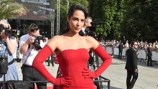 Slovenská herečka a speváčka Alžbeta Ferencová...