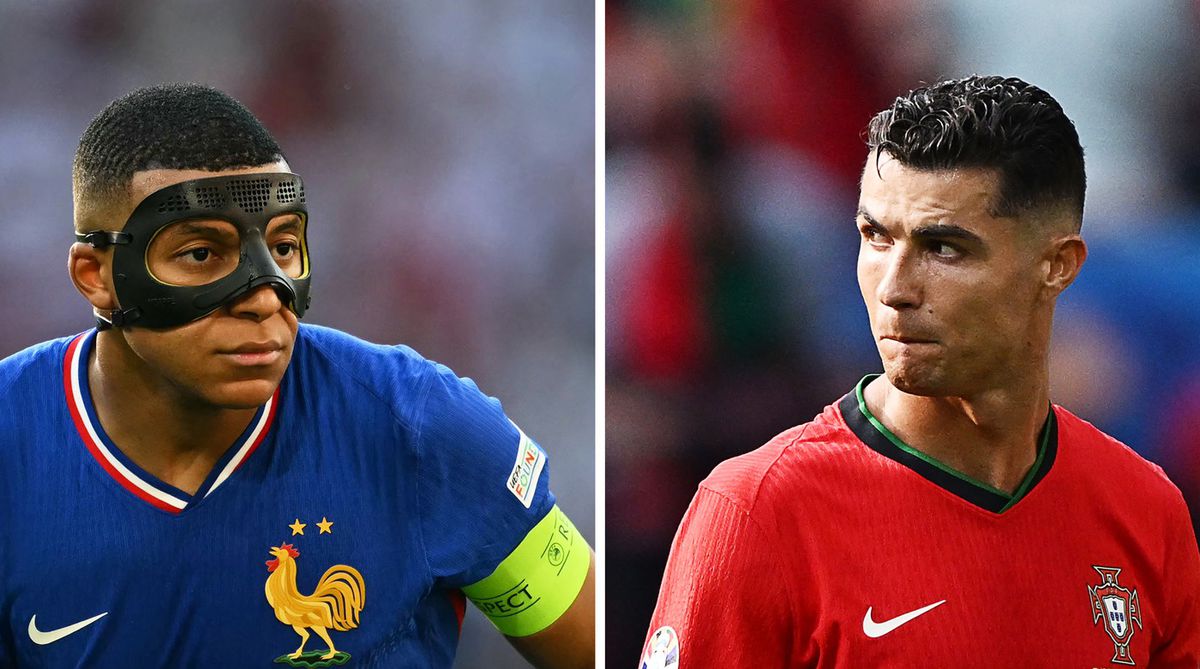 Kylian Mbapé a Cristiano Ronaldo.