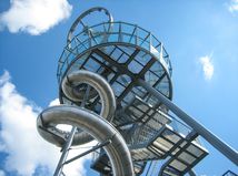 tobogan, šmykľavka, voda, kúpanie, plávanie, vodný park akvapark, aquapark