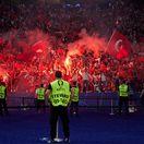 turecko fanúšikovia Me vo futbale