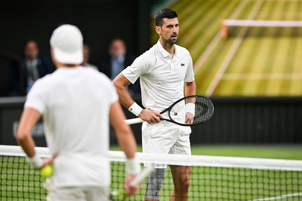 Novak Djokovič na Wimbledone 2024.