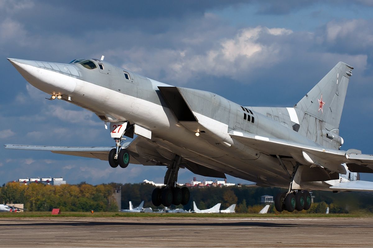Ruský strategický bombardér Tupolev Tu-22M3.