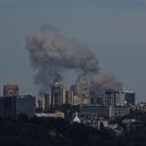 vojna na Ukrajine, Kyjev, bombardovanie, ruský vzdušný útok