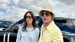 Brad Pitt a jeho partnerka Ines De Ramon