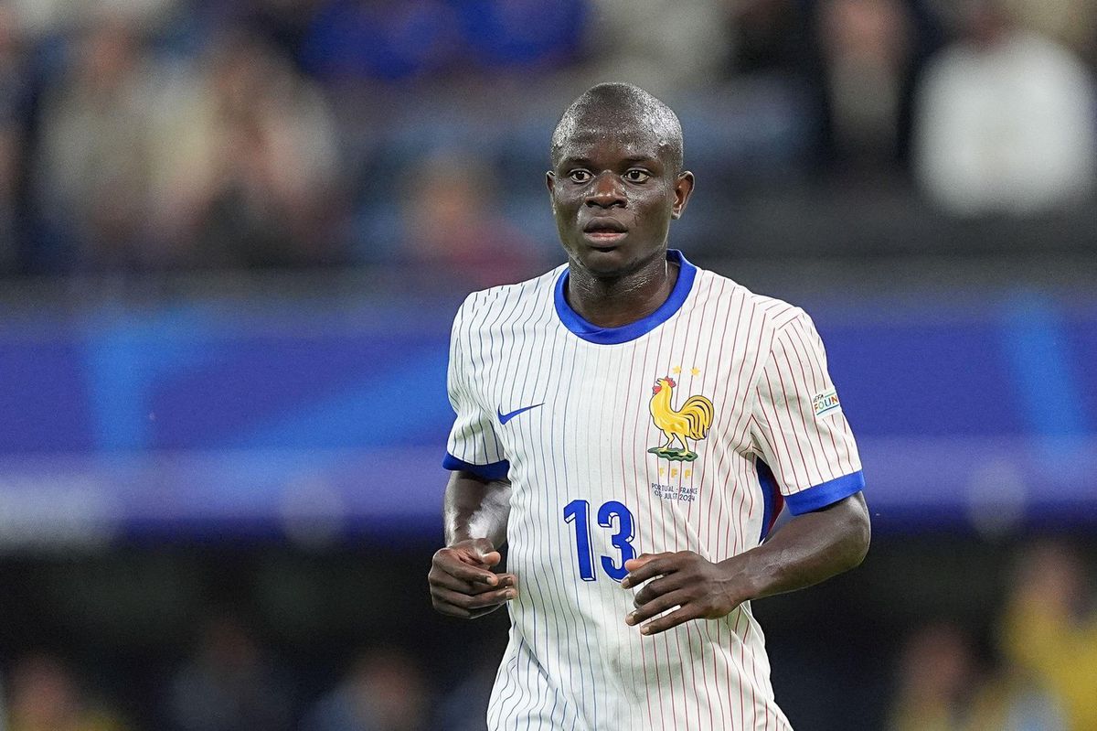N'Golo Kanté v drese Francúzska na EURO 2024.