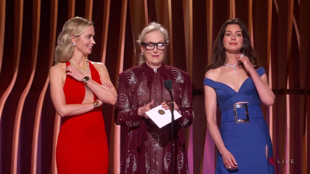 Meryl Streep, Anne Hathaway a Emily Blunt na...