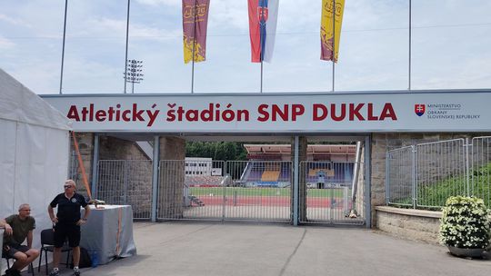 Atletický štadión v Banskej Bystrici, na ktorom...