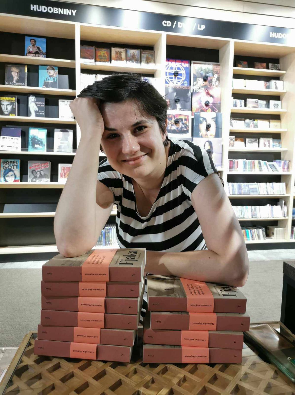 Poľská reportérka Aleksandra Wojtaszek v...